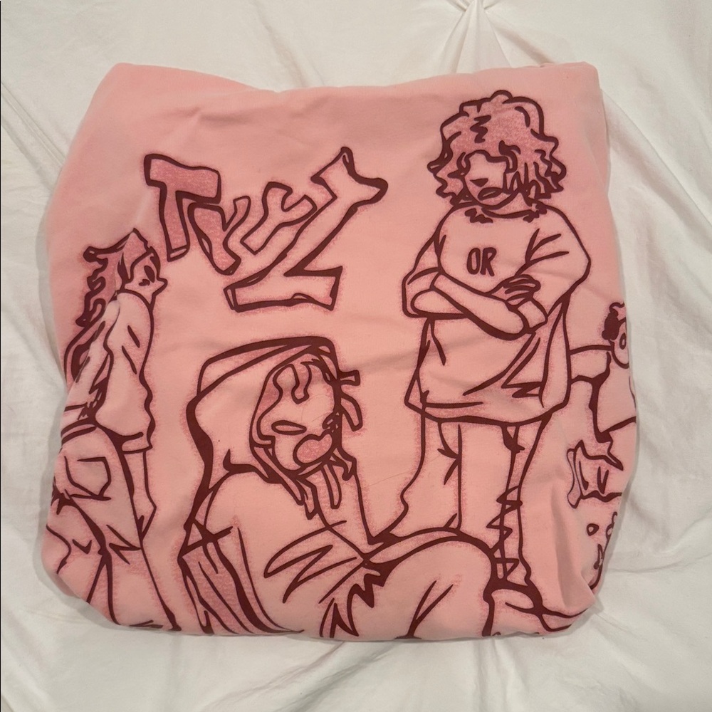 Pink Graphic Hoodie